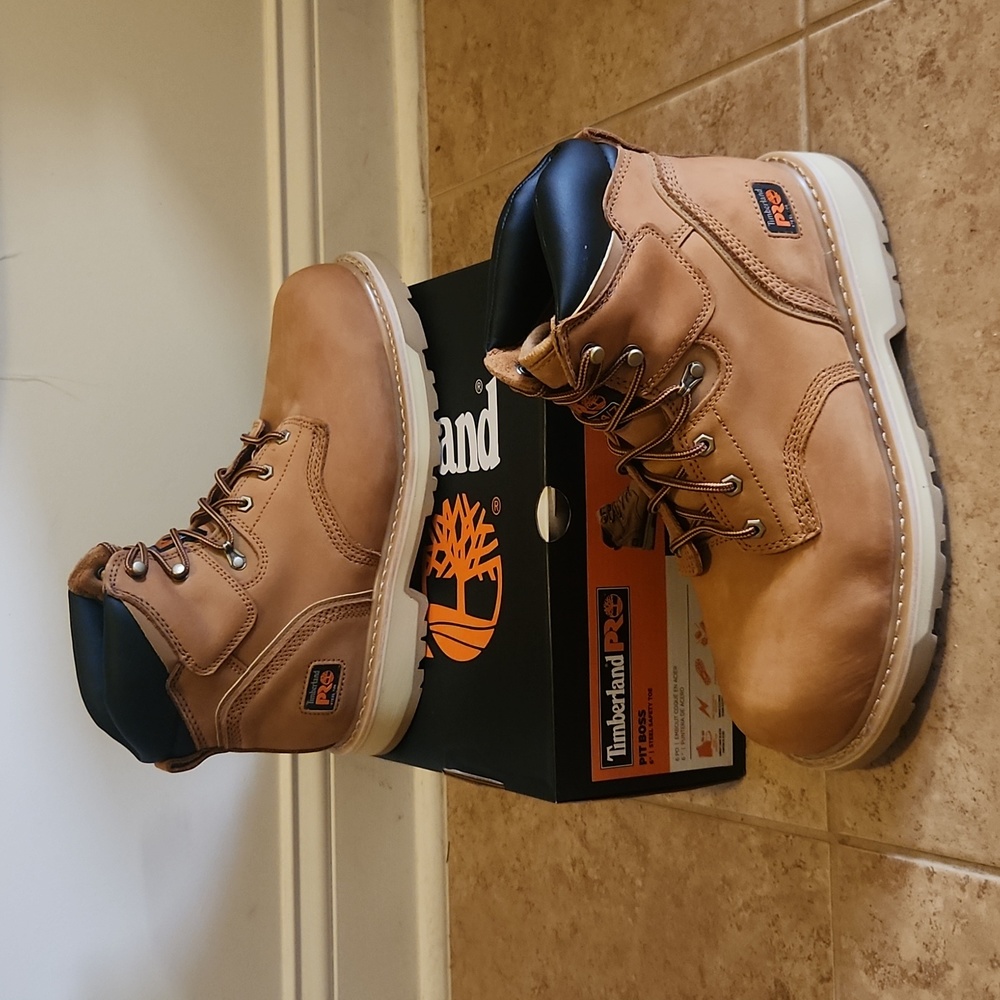 Timberland Pro men's 12 Pit Boss 6" steel safety toe
